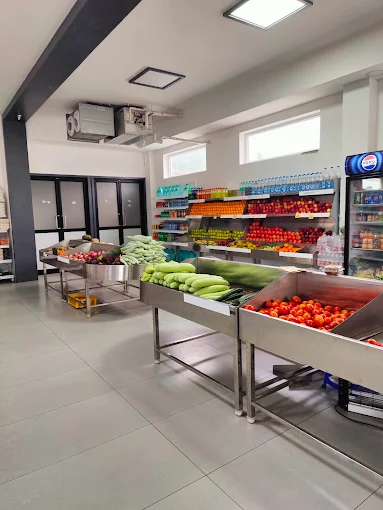 Fresh fruit display at NatureBasket.